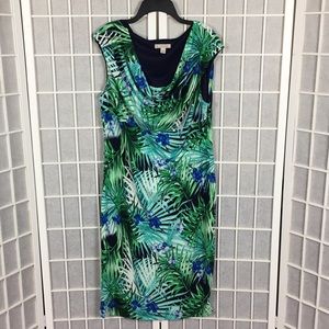 Tropical Print Dress
